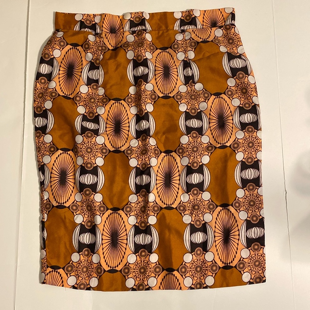 Handmade Ankara African Print Skater Skirt Made in Kenya